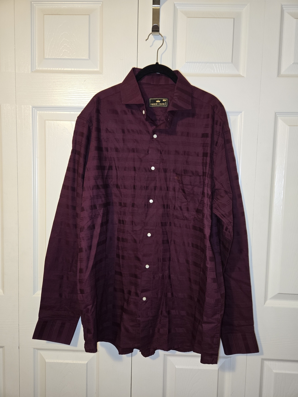 French Crown Men’s Long Sleeve Shirt Size 44 / XL